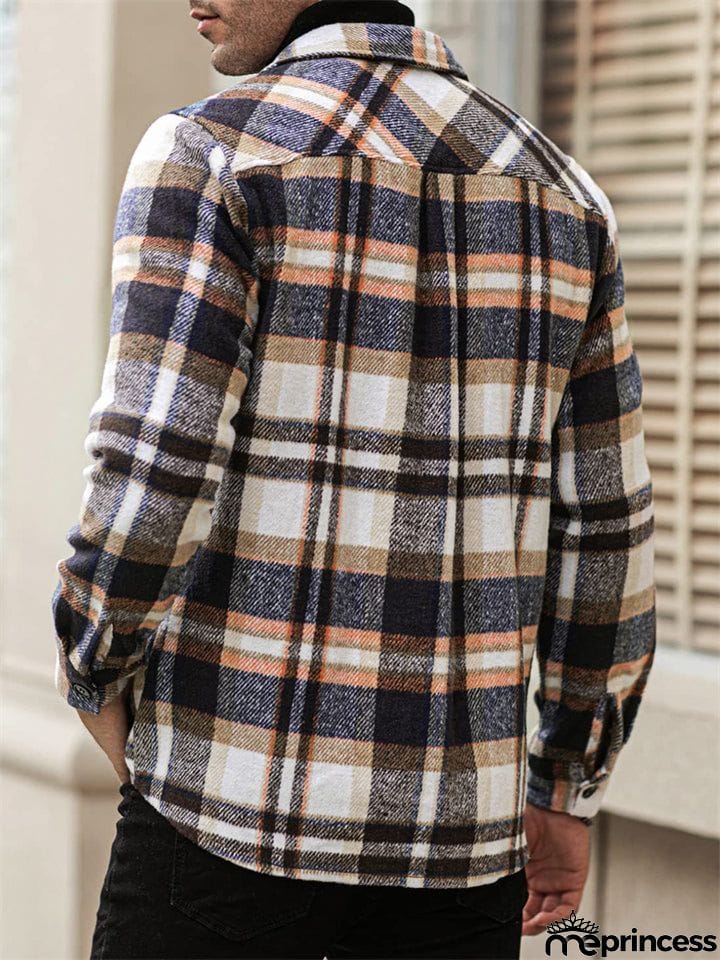 Men's Button Up Classic Plaid Extra Soft Cotton Shirts