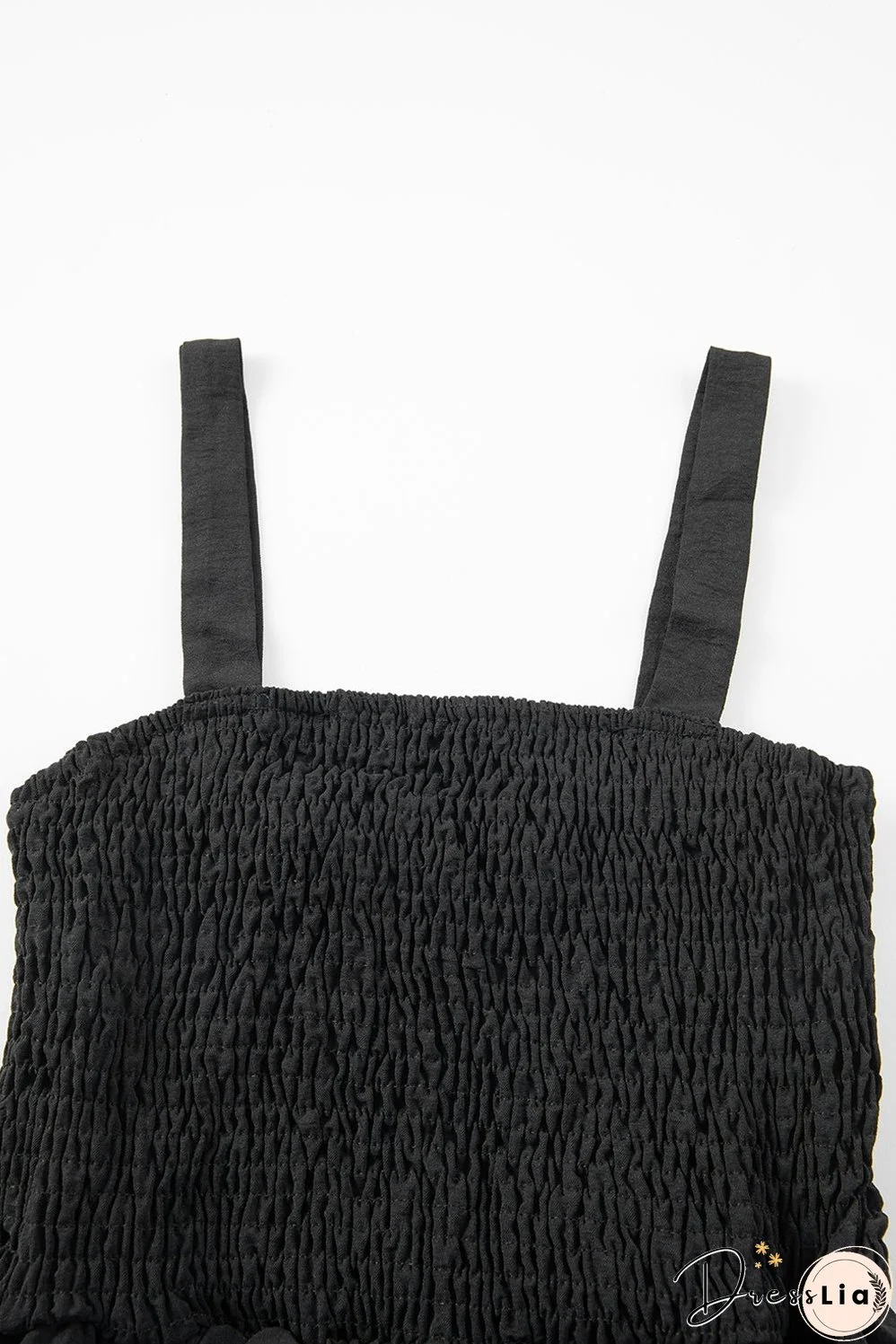 Casual Smocked Sleeveless Romper