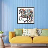 (Multistyle) Cheval Magnifique Forme Spéciale Diamant Peinture 30X30CM