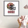 Diamond Painting -DIY Round Drill San Francisco 49ers(40*40 CM)