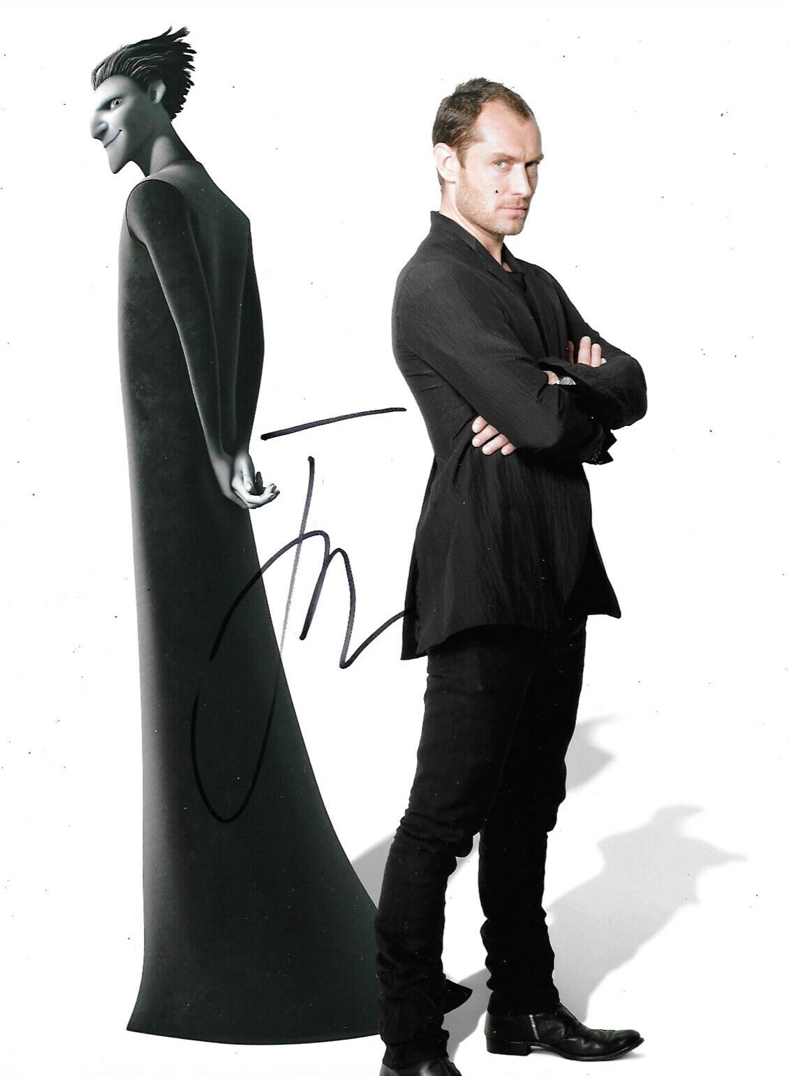 Jude Law Signed Rise Of The Guardians 10x8 Photo Poster painting AFTAL