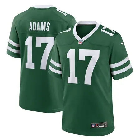 Men's New York Jets #17 Davante Adams  Legacy Green Game Jersey