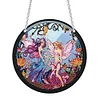 Diamond Painting Acrylic Stained Glass Fairy Hanging Pendant