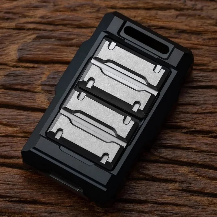 Carbon Fiber Magnetic Push Slider EDC Adult Fidget Toys Anti