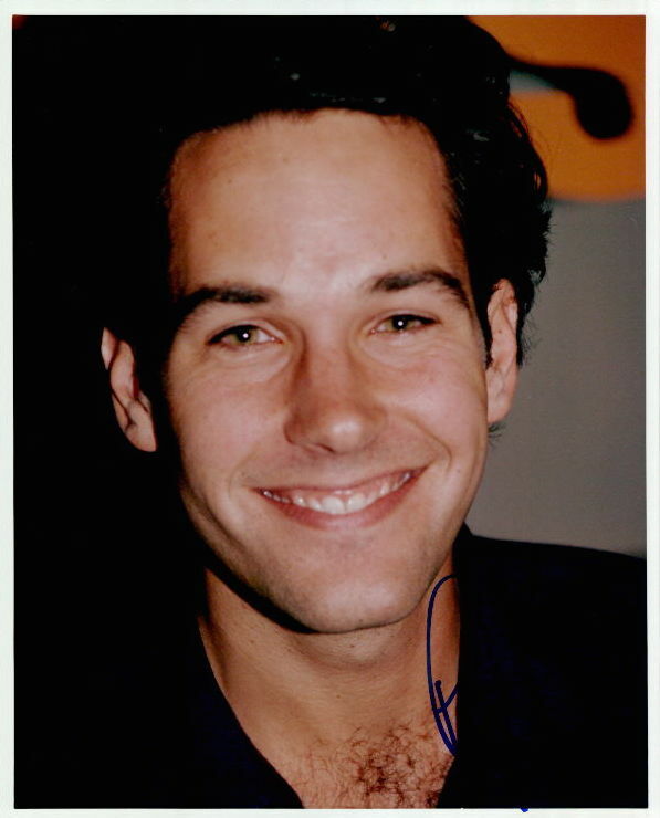 Paul Rudd (Vintage) signed in-person 8x10 Photo Poster painting