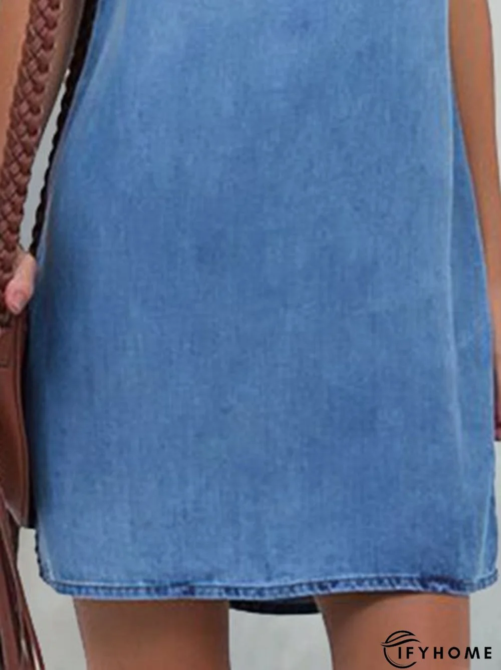 Casual Short Sleeve Weaving Dress | IFYHOME