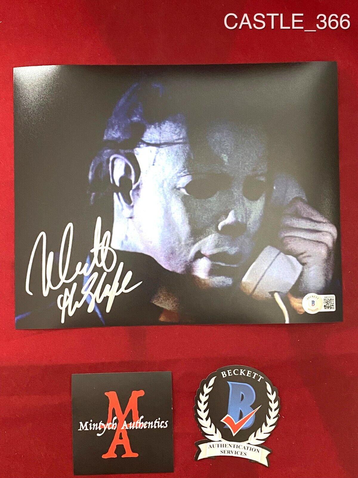 NICK CASTLE AUTOGRAPHED SIGNED 8x10 Photo Poster painting! HALLOWEEN! BECKETT COA! HORROR