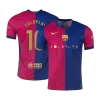 COLDPLAY #10 Barcelona Home Authentic Soccer Jersey 2024/25