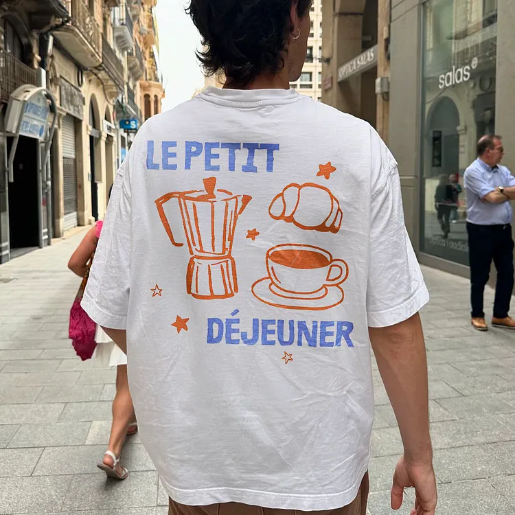Le Petit D&eacute;jeuner Printed Men's T-shirt