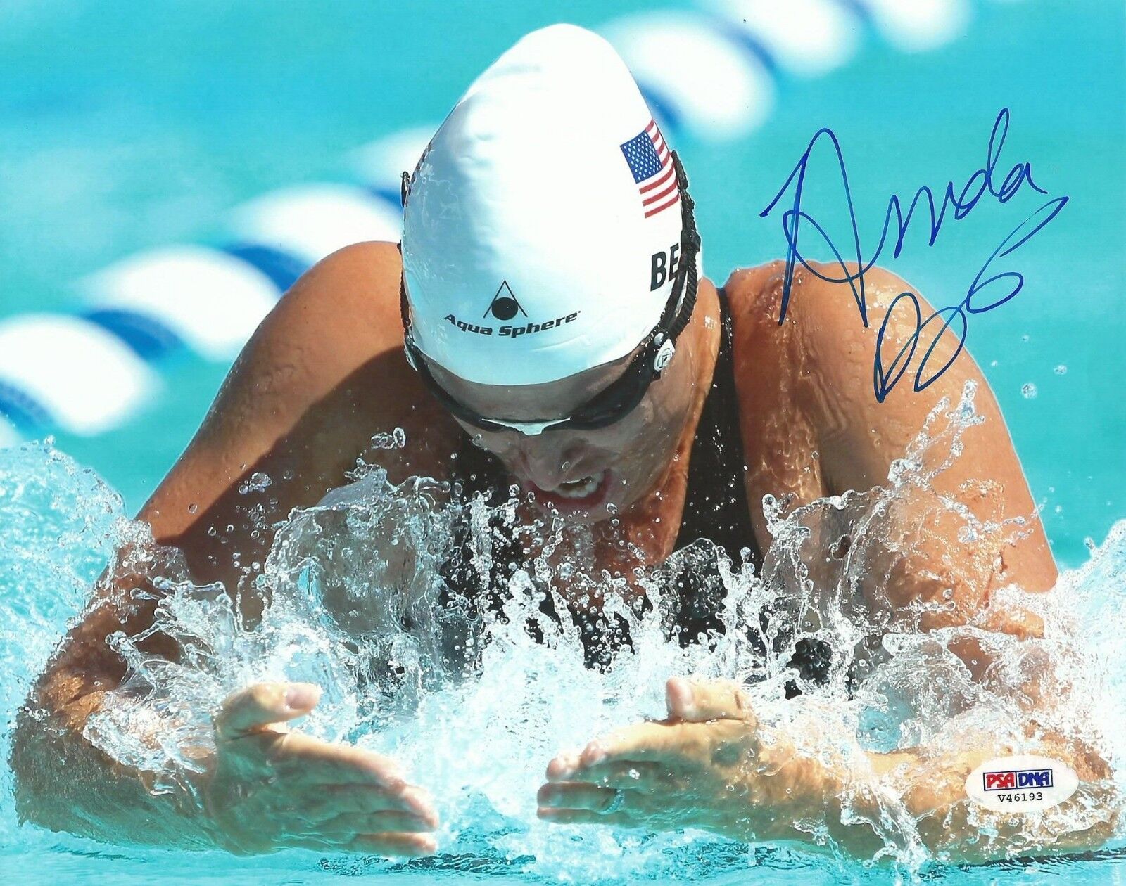 Amanda Beard Signed 8x10 Photo Poster painting PSA/DNA COA Autograph Picture Olympics 2008 2004