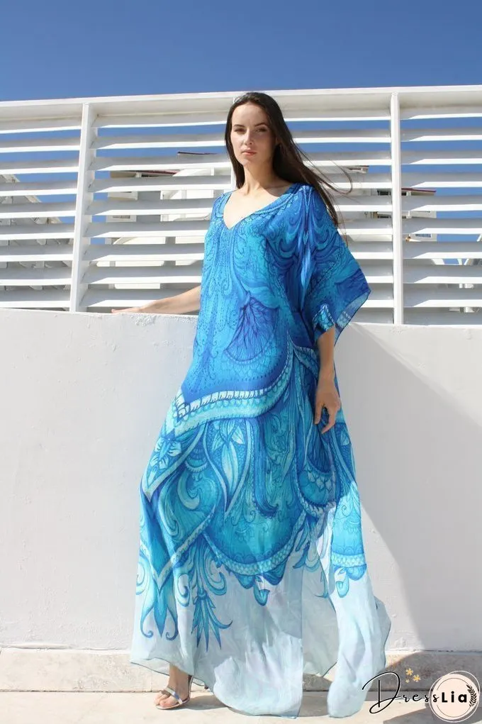 Beach Robes Seaside Vacation Blouse Cover Up Dress