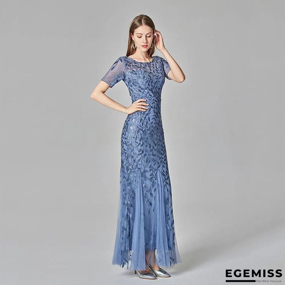 Banquet Host Evening Dress Fishtail Dress Woman Black Dresses | EGEMISS