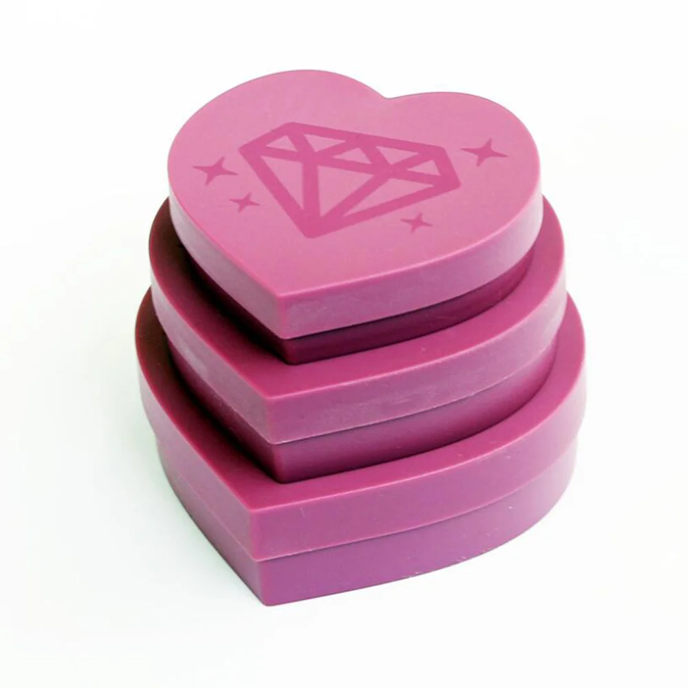 Love Heart Shape Diamond Painting Tools Diamond Tray Bead Storage Kit