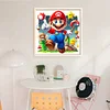 Super Mario-11CT Stamped Cross Stitch 45*45cm tapestrymarket