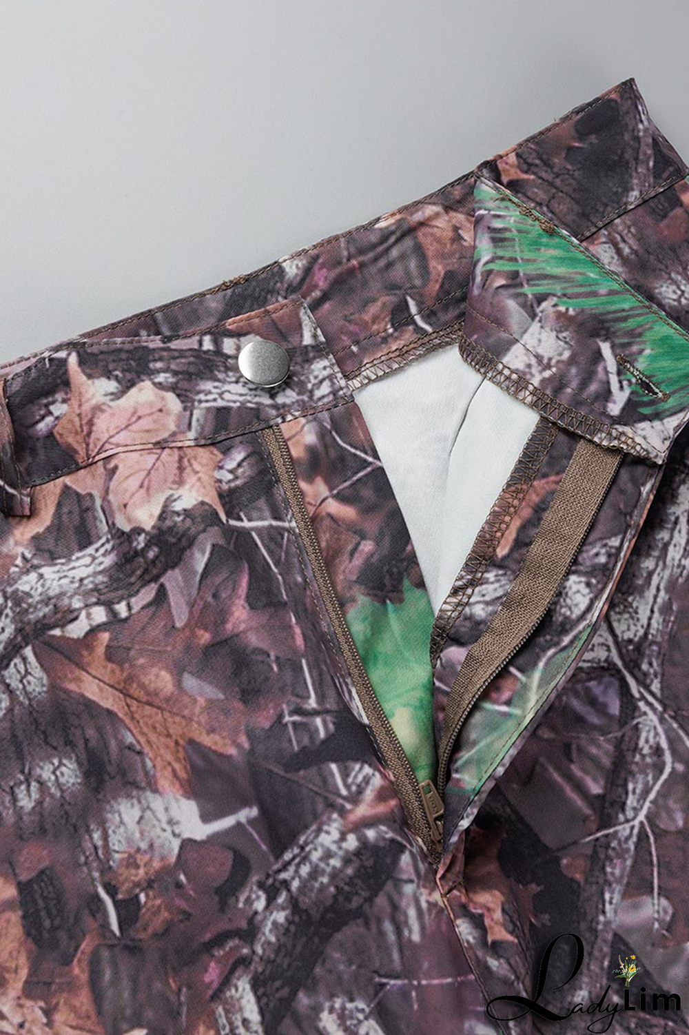 Colour Fashion Print Patchwork Harlan Mid Waist Harlan Full Print Bottoms