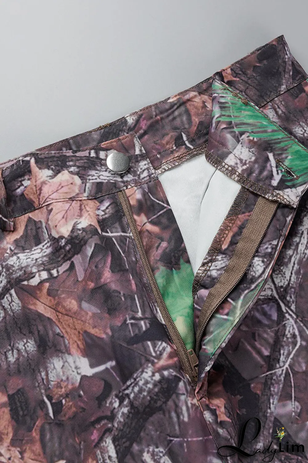 Colour Fashion Print Patchwork Harlan Mid Waist Harlan Full Print Bottoms