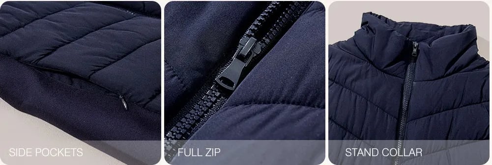 Zip Up Puffer Vest