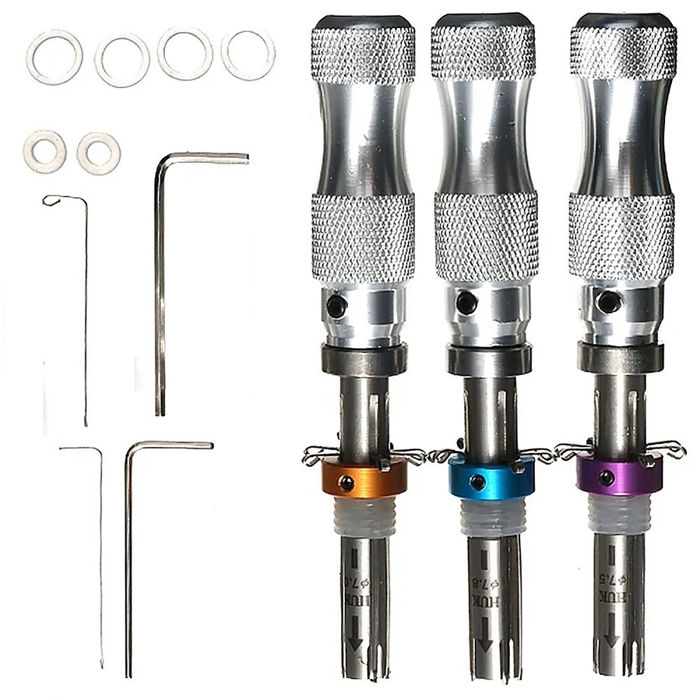 

3Pcs Tubular 7 Pins Lock Pick Tool Locksmith Tool Lock Pick Set, 501 Original