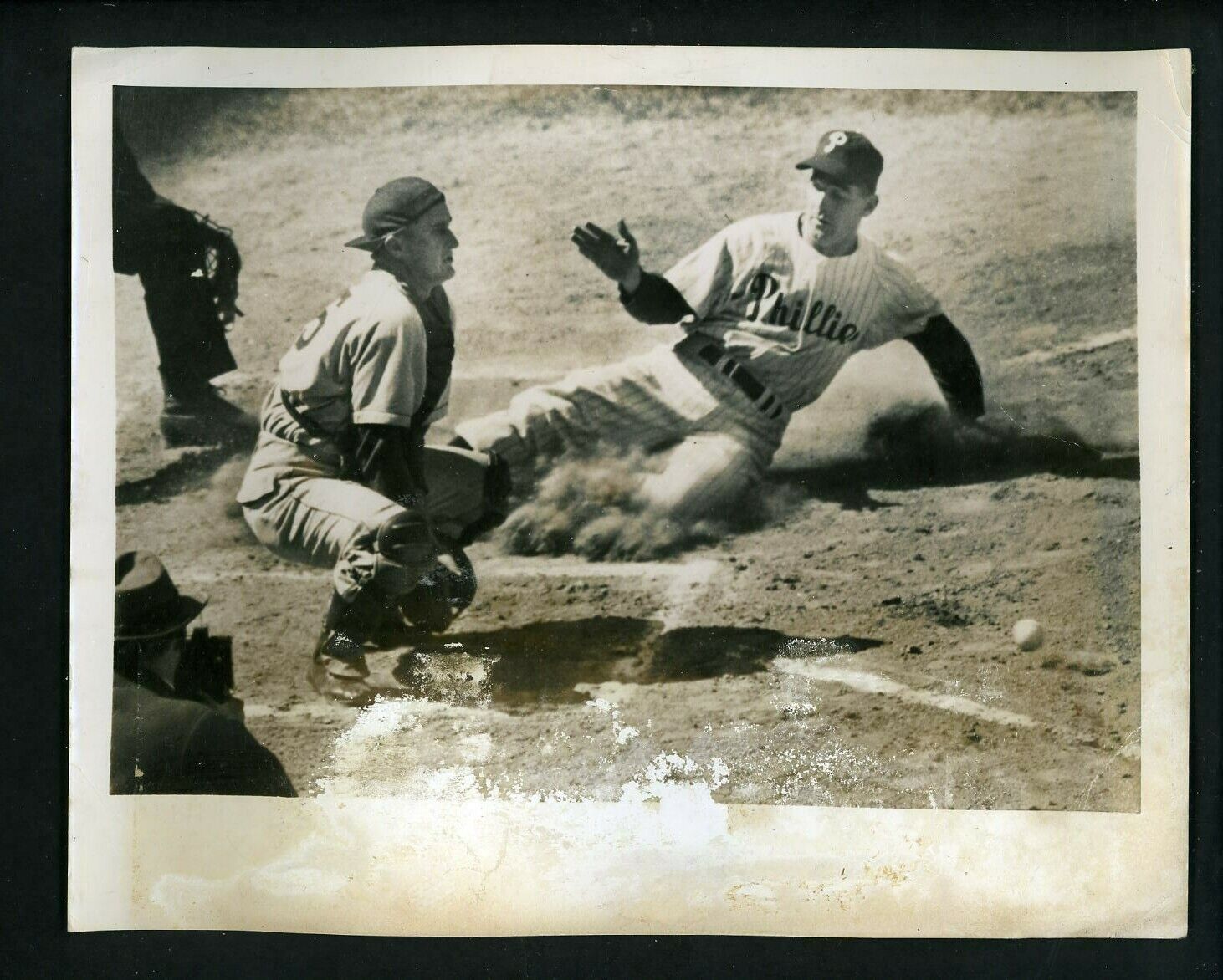 Del Wilbur & Dixie Howell 1951 Press Photo Poster painting Cincinnati Reds Philadelphia Phillies