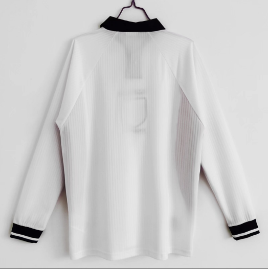 Retro England 1998 Home Long Sleeve Men's Football T-Shirt Thai Quality