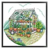 Sunshine Garden-14CT Stamped Cross Stitch 31*30cm/12.2*11.81in tapestrymarket