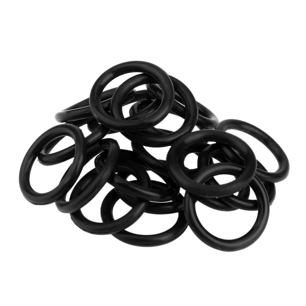 

20pcs Black Rubber Twin Cam Oil Drain Plug O-rings for Harley Davidson, 501 Original