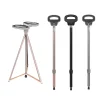 Multifunctional Crutch Non-Slip Portable Crutch Stool Multifunctional Cane Stool Elderly Outdoor Climbing Crutch With Chair