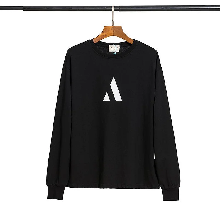 Fog Essentials Long Sleeve round Neck Sweatshirt Letter Logo Simple Men's Women's Pullover