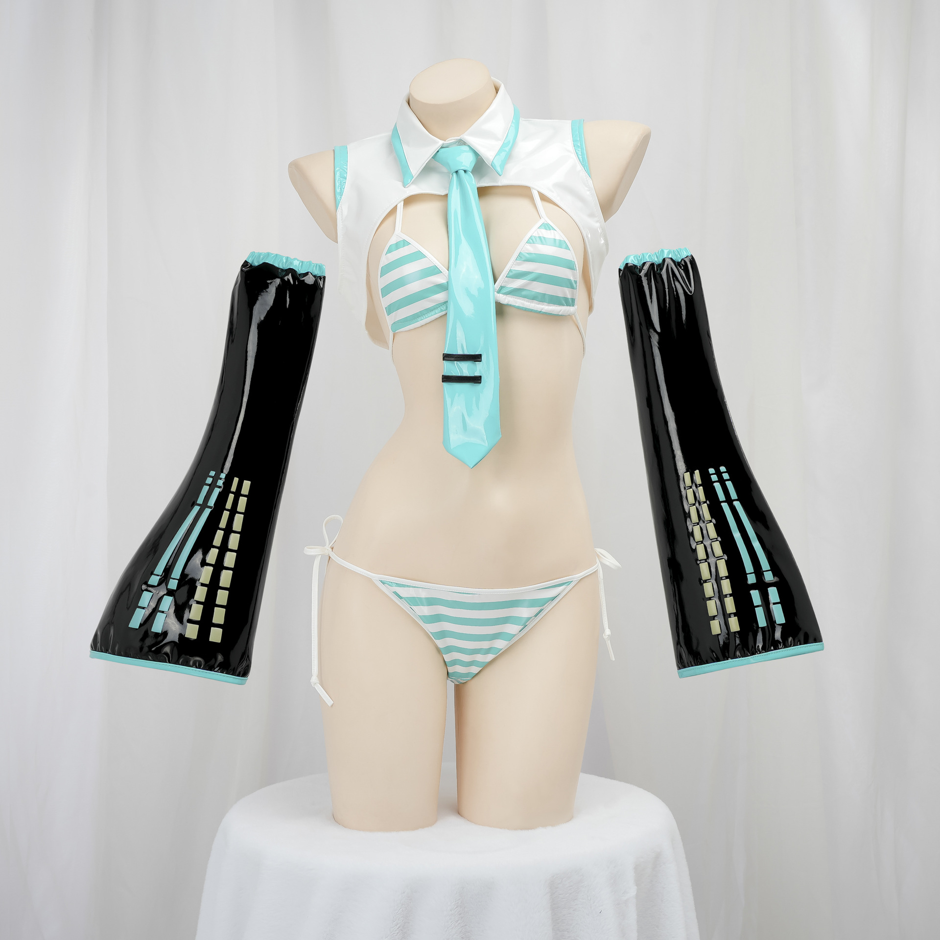 Lovingerie - Patent Leather Hatsune Miku Bikini Set
