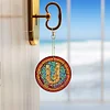 Diamond Painting Double Sided Letters Keychain Pendant(U)