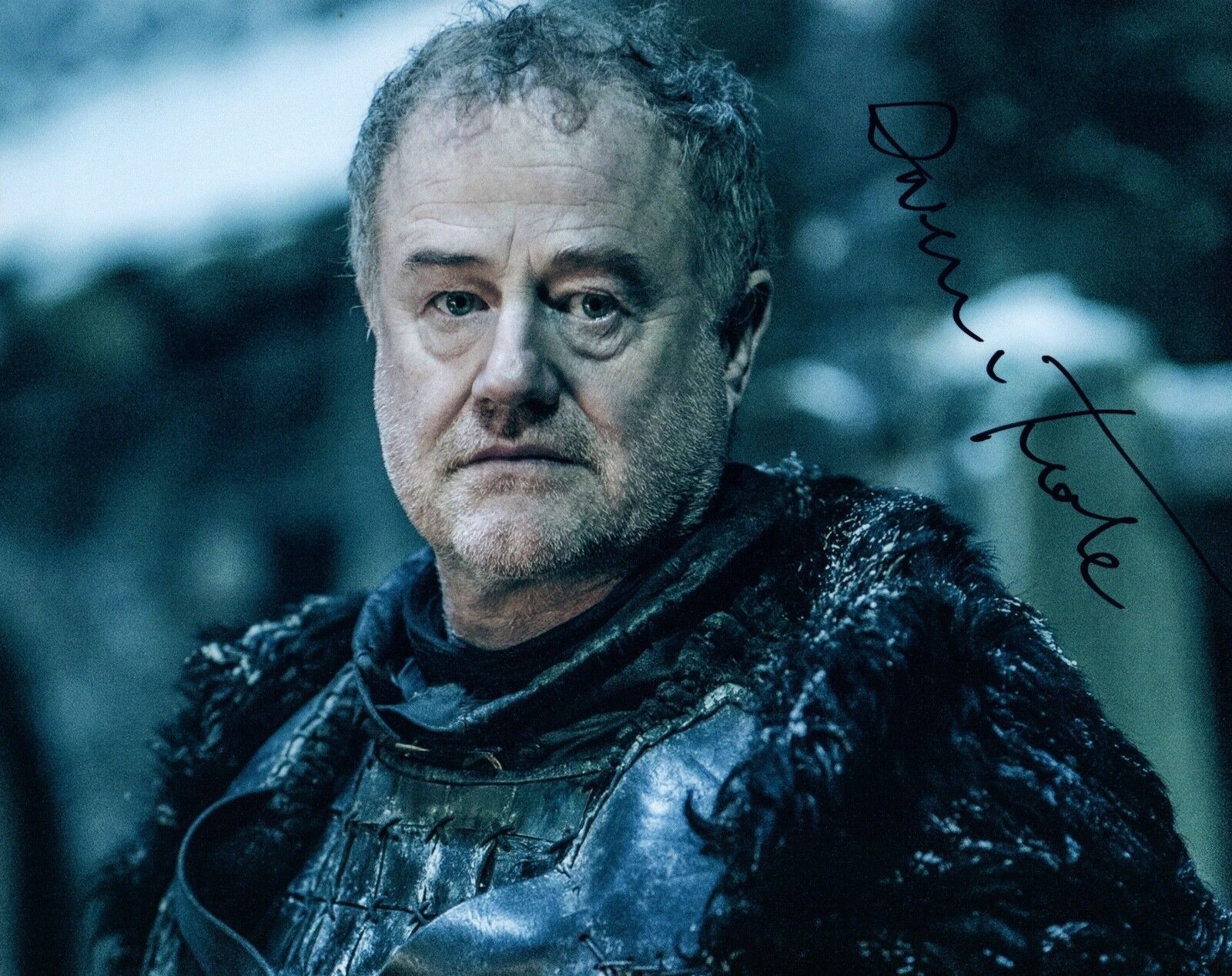 Owen Teale Signed Autograph 8x10 Photo Poster painting GAME OF THRONES Ser Alliser Thorne COA AB