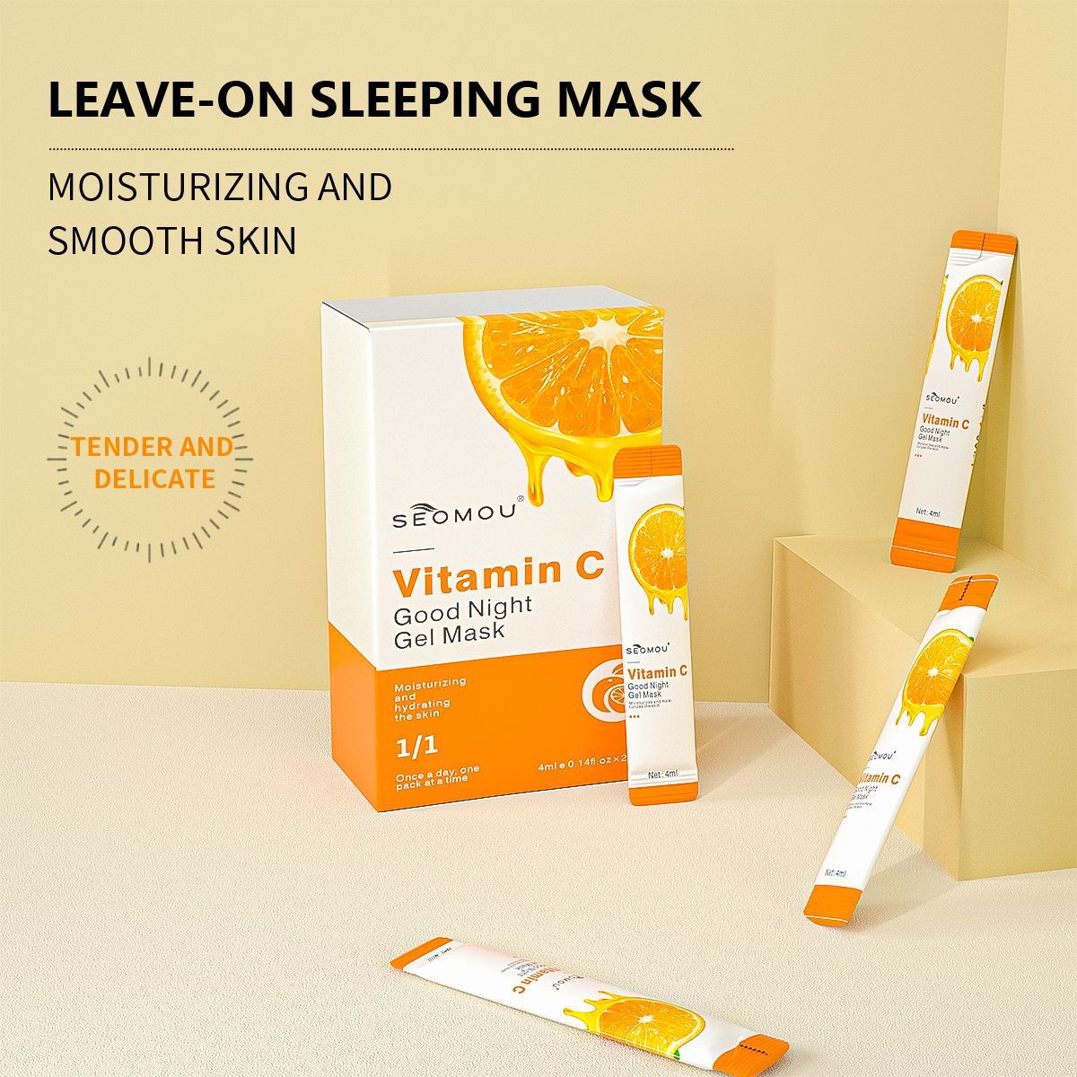 SEOMOU Vitamin C Aloe Vera Sleeping Mask