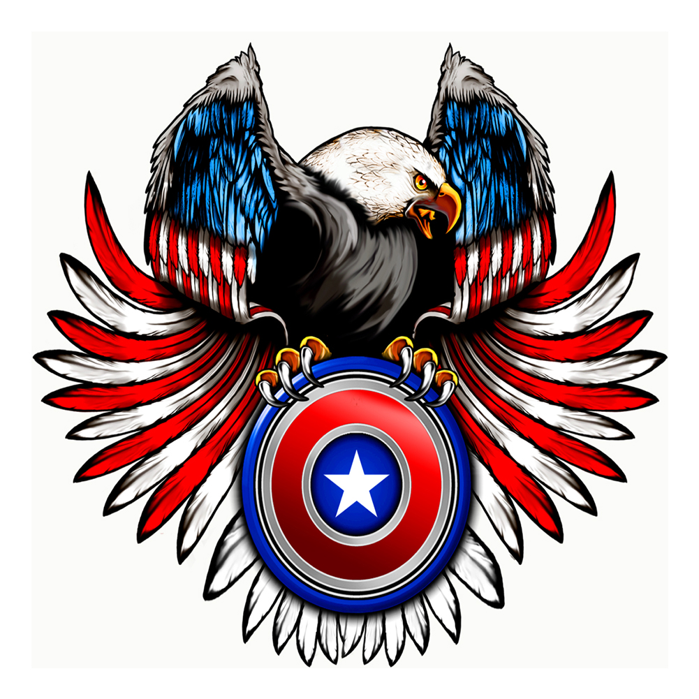 

Independence Day Eagle - Round Drill Diamond Painting - 30*30CM, 501 Original
