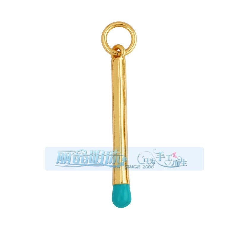 1 Piece 27*7.5mm 6*24mm Copper Lightning Pendant Jewelry Accessories