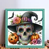 Skull-11CT Stamped Cross Stitch 40*40cm/15.75*15.75in tapestrymarket