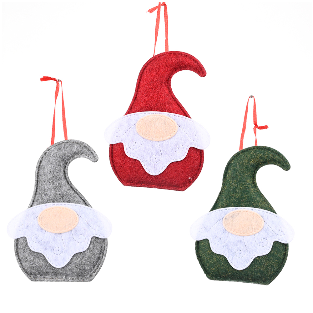 

Santa Claus Pendant Non-woven Doll Tree Hanging Toys Christmas Decoration, Green, 501 Original