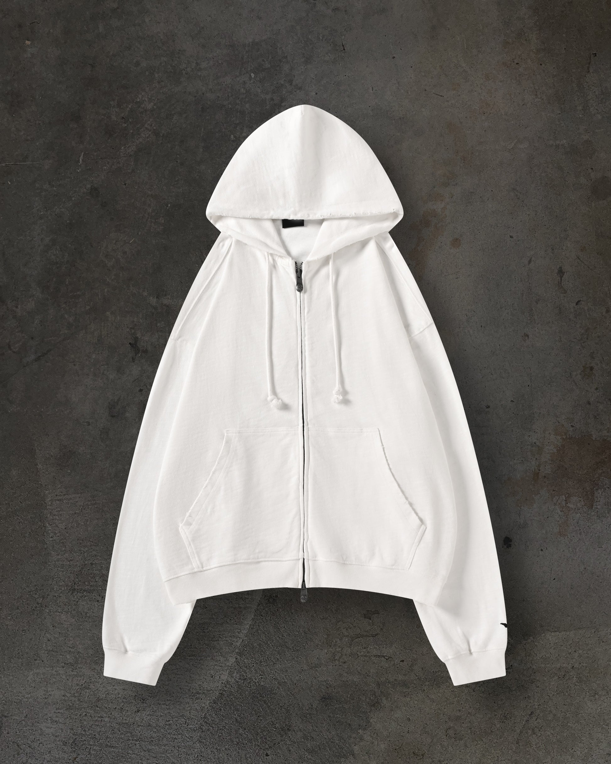 SLUB ZIPUP (BONE)
