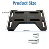 GZZTORES Mini Bike Mount Plate Adapter Bracket Compatible with Predator 79cc 97cc 100cc 212cc Coleman CT100U CC100X Baja Doodlebug DB30 Motovox MBX10 MBX11 for 4 Stroke Engine Parts (Black)