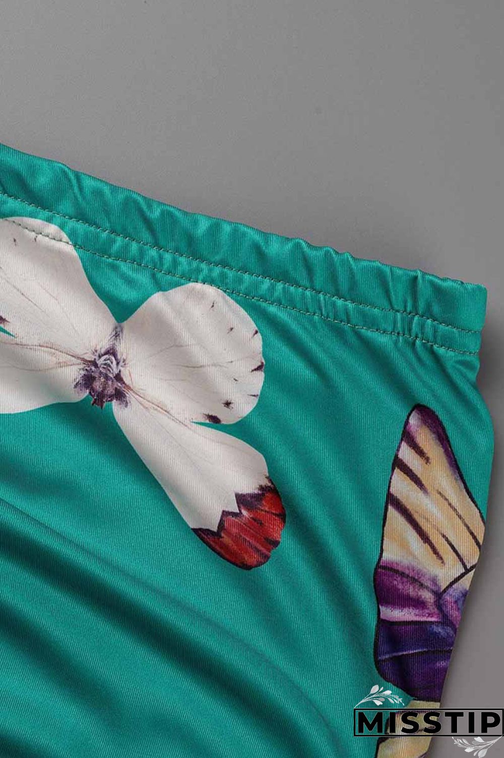 Leopard Print Fashion Street Print Patchwork Halter Sleeveless Two Pieces