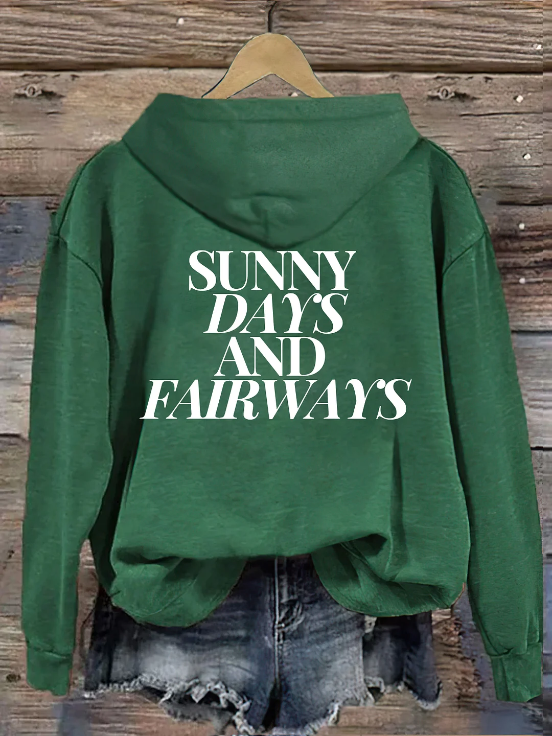 Sunny Days And Fairways Golf Hoodie