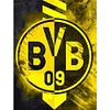 (Multi-Größe Rund/Vierkant) Fußball Borussia Dortmund - Volle Diamant Malerei