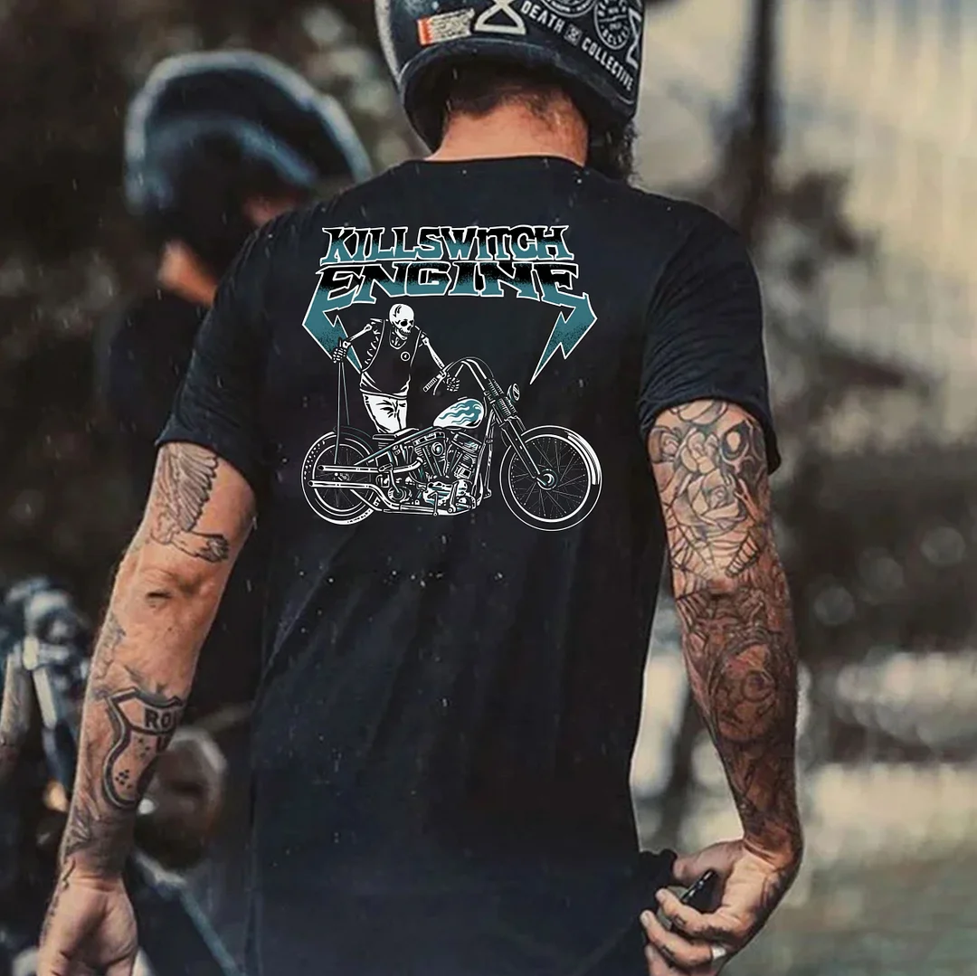 KILL SWITCH ENGINE Motor Black Print T-Shirt