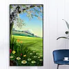 Diamond Painting -DIY Round Drill Mountainfield Flowers(40x70cm)