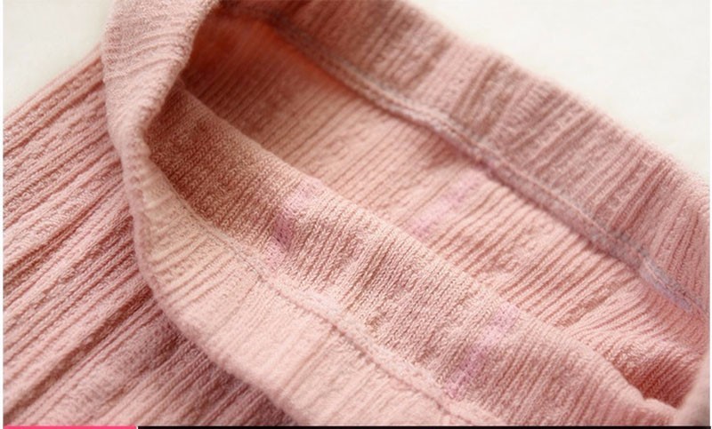 Ootddress Autumn Winter Women's Skinny Slim Stretch Knitted Leggings Solid High Waist Ribbed Warm Pants Sexy Trousers 2025Fashion