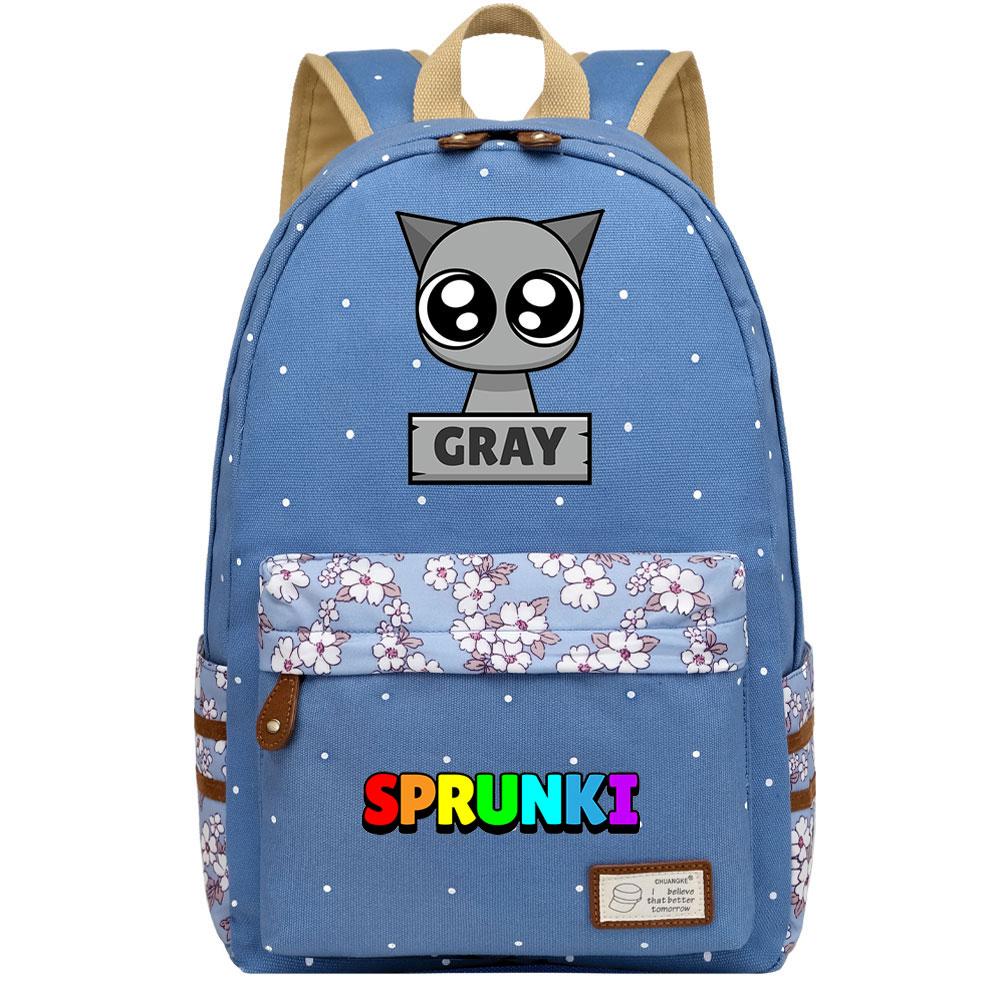 Mayoulove Sprunki Backpack Large Capacity Lightweight for School and Outdoor Activities-Mayoulove