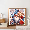 Diamond Painting-DIY Full Round Drill American Flag Gnome