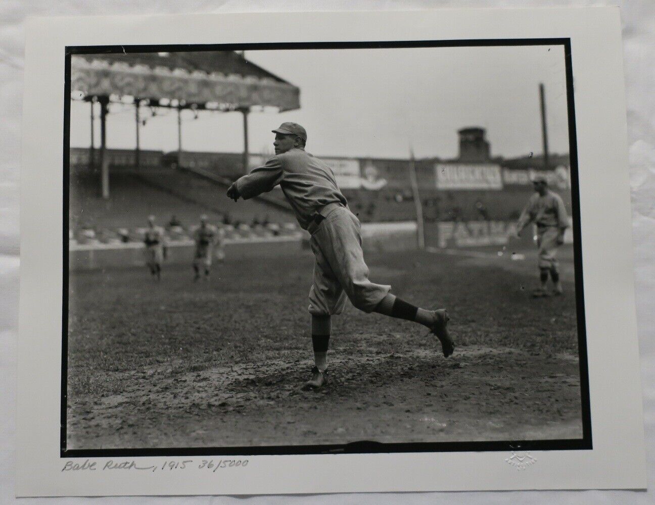 Babe Ruth Boston Red Sox 1915 L/E #36/5000 11x14 Photo Poster painting (Baseball Antiquities)