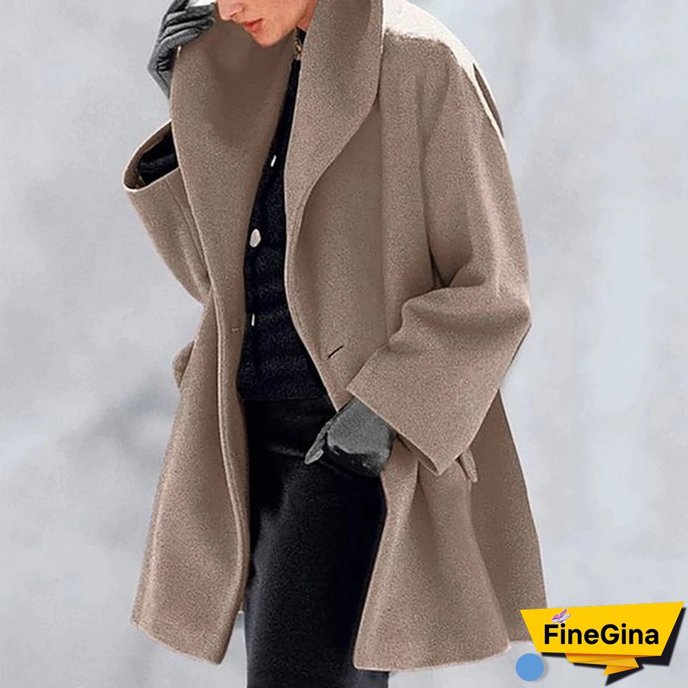 New Warm Women Fashion Multi-Color Shawl Collar Coat Jacket Casual Fleece Coat Down Jacket