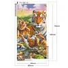 (40*70cm)Tiger - Full Round Drill Diamond Painting