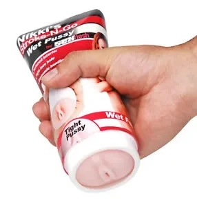 pornhint Pornhint Nikkis Stroke-N-Go Wet Pussy Stroker Male Masturbator Sex Toy